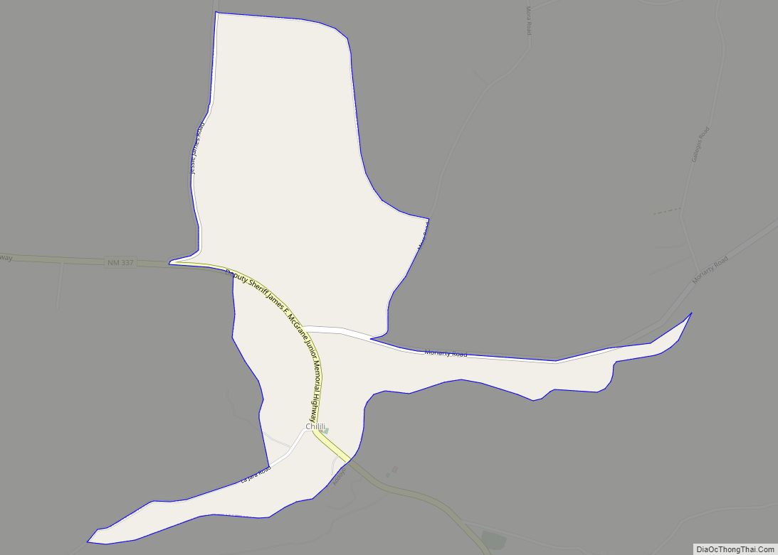 Map of Chilili CDP