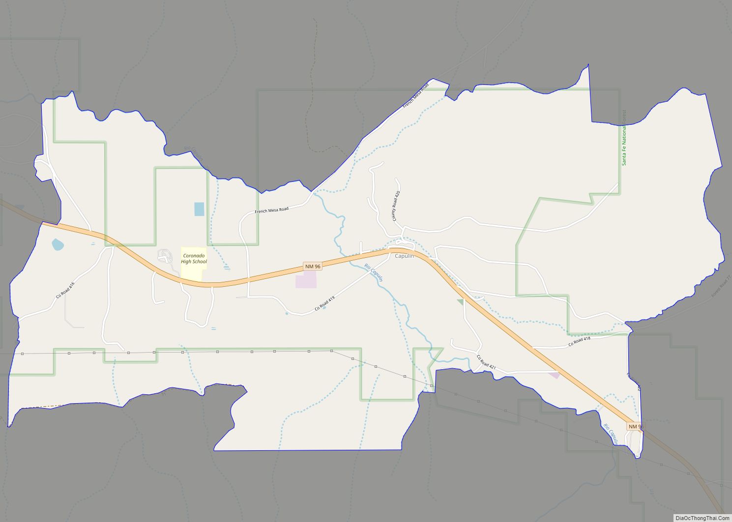 Map of Gallina CDP