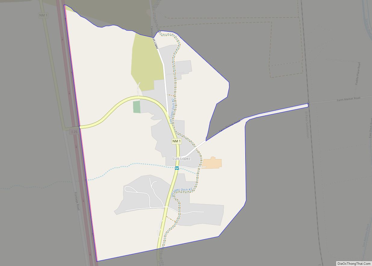 Map of Luis Lopez CDP