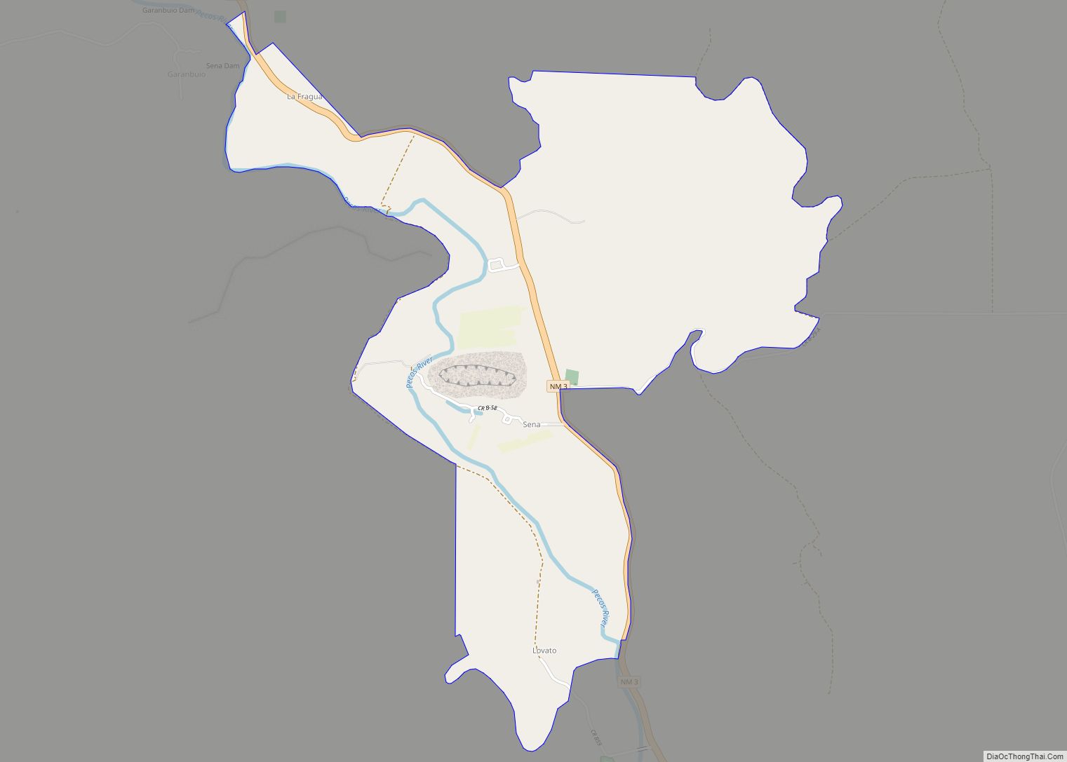 Map of Sena CDP