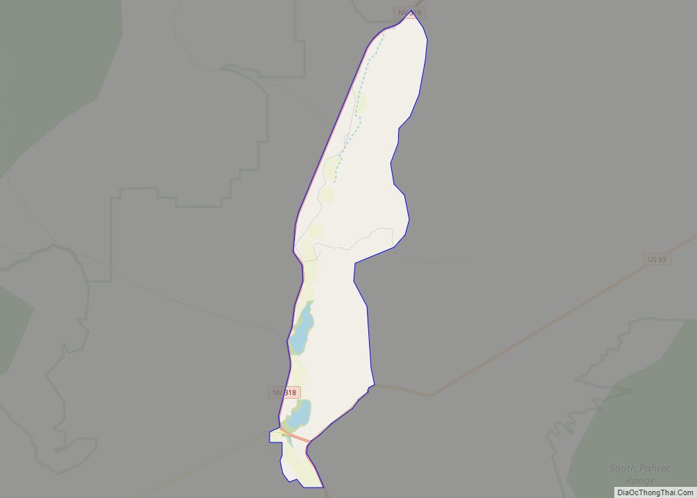 Map of Hiko CDP