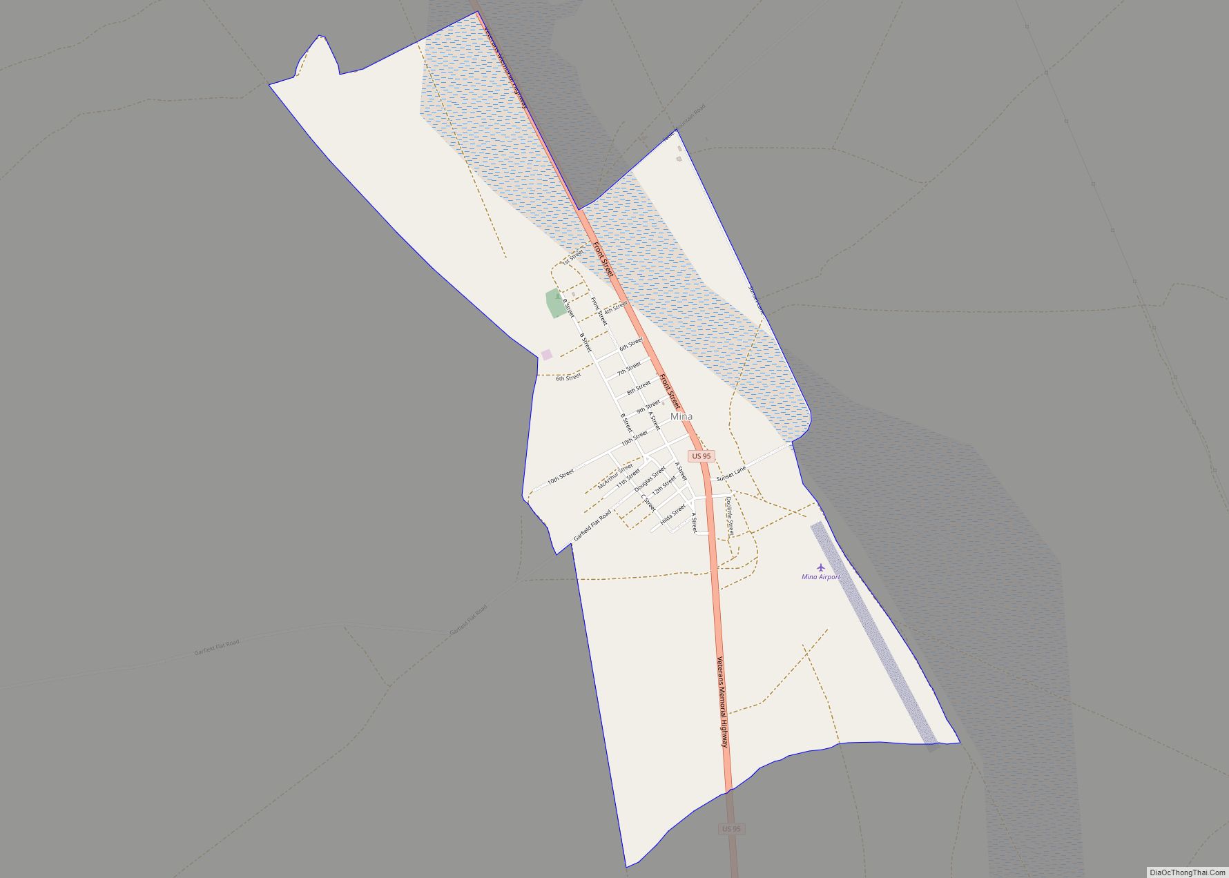 Map of Mina CDP