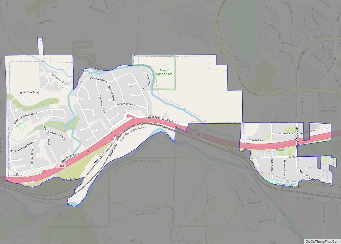 Map of Mogul CDP