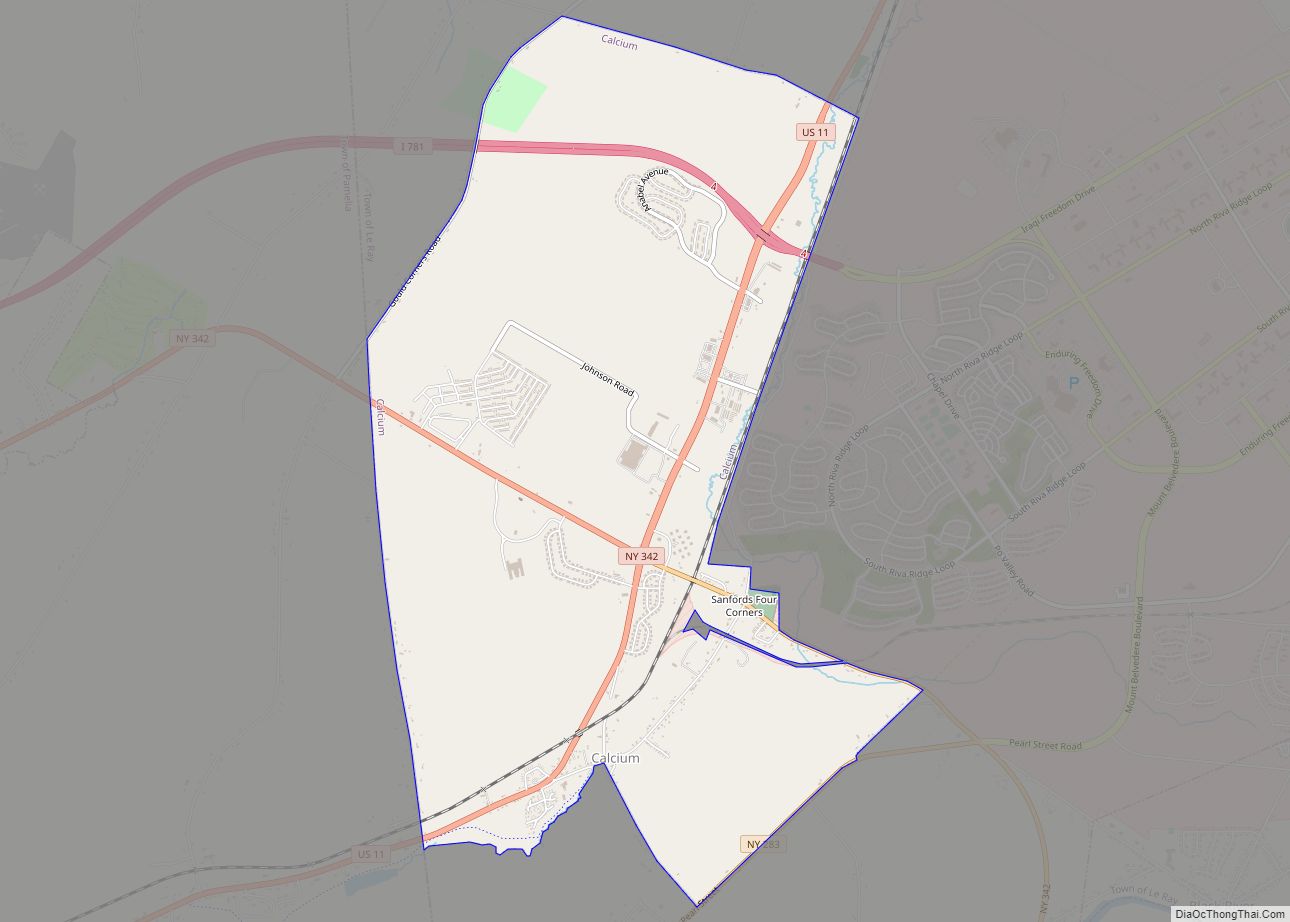 Map of Calcium CDP