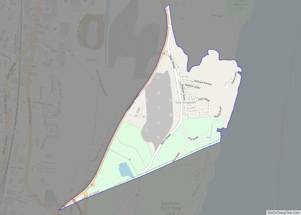 Map of East Kingston CDP