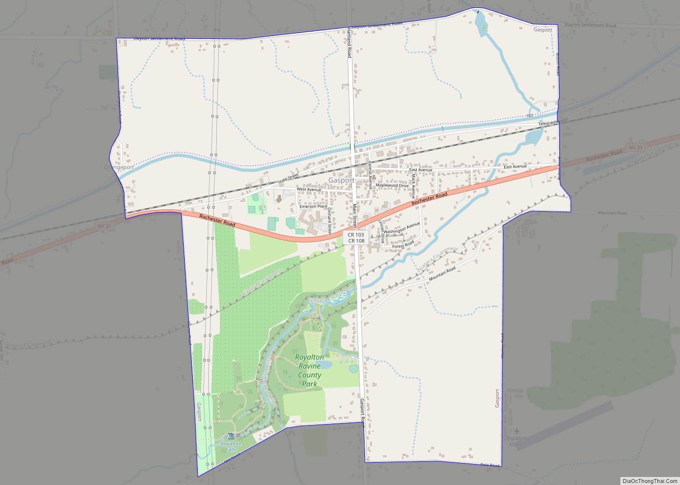 Map of Gasport CDP