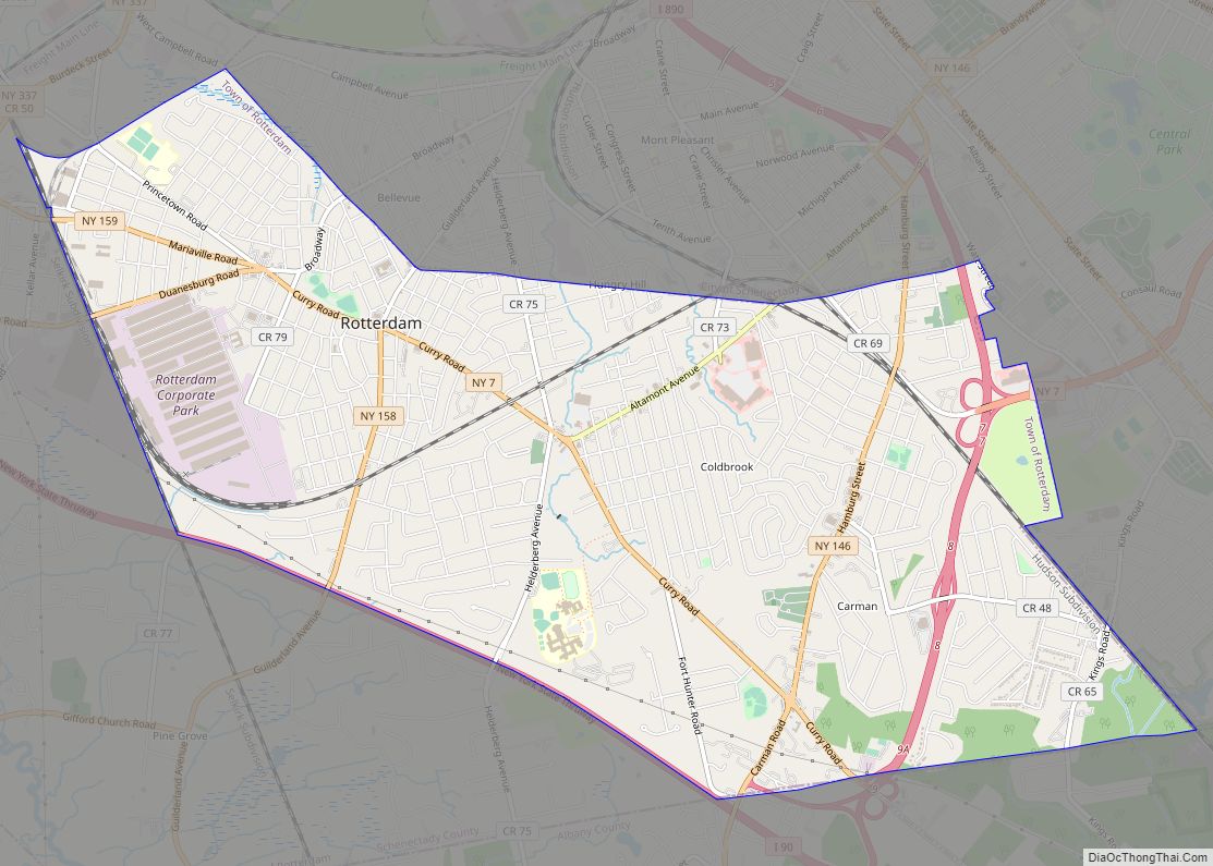 Map of Rotterdam CDP