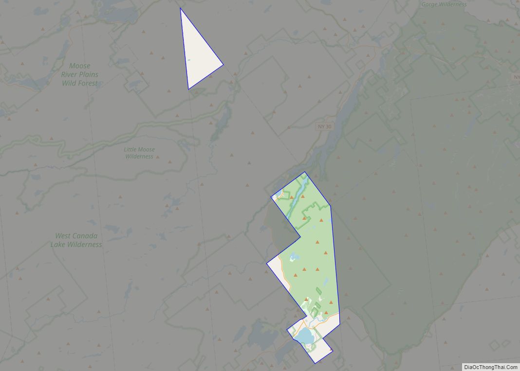 Map of Speculator village