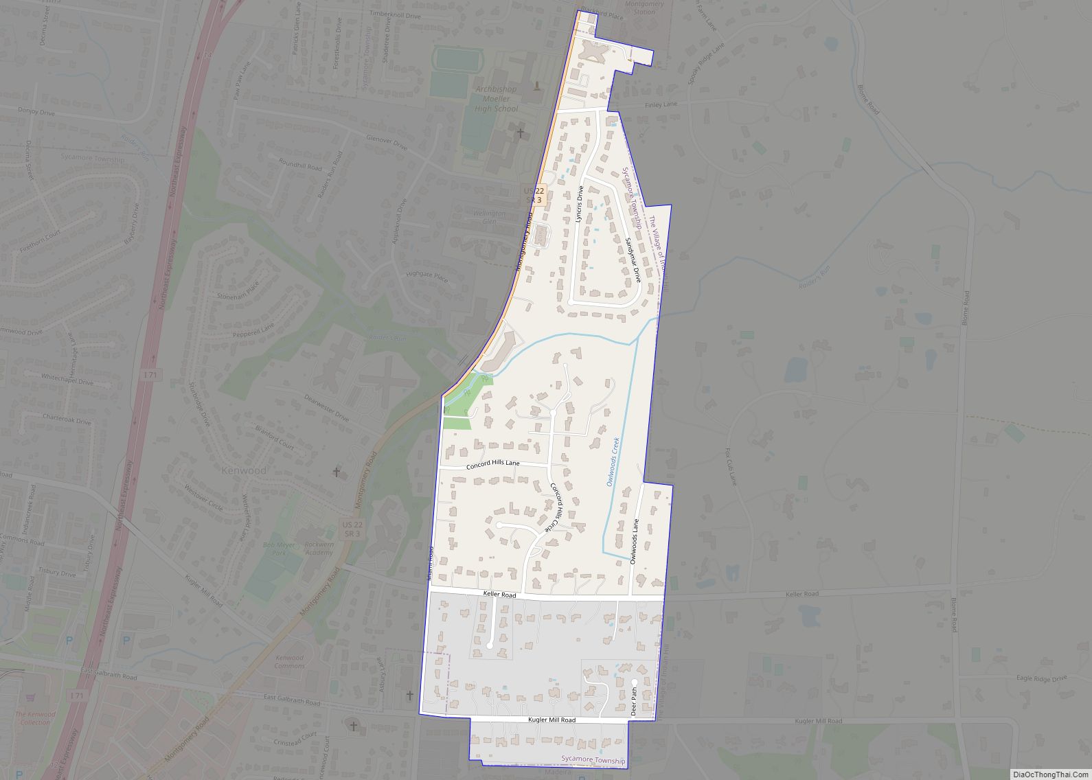 Map of Concorde Hills CDP