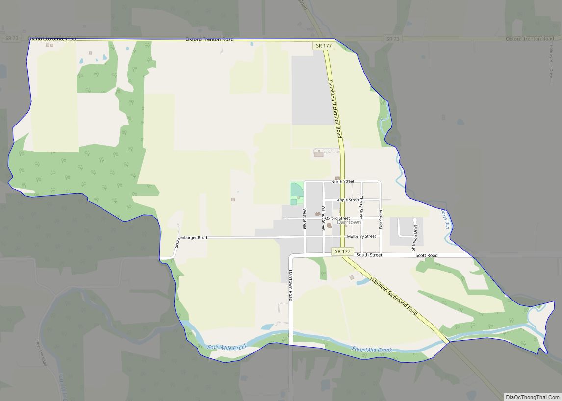 Map of Darrtown CDP
