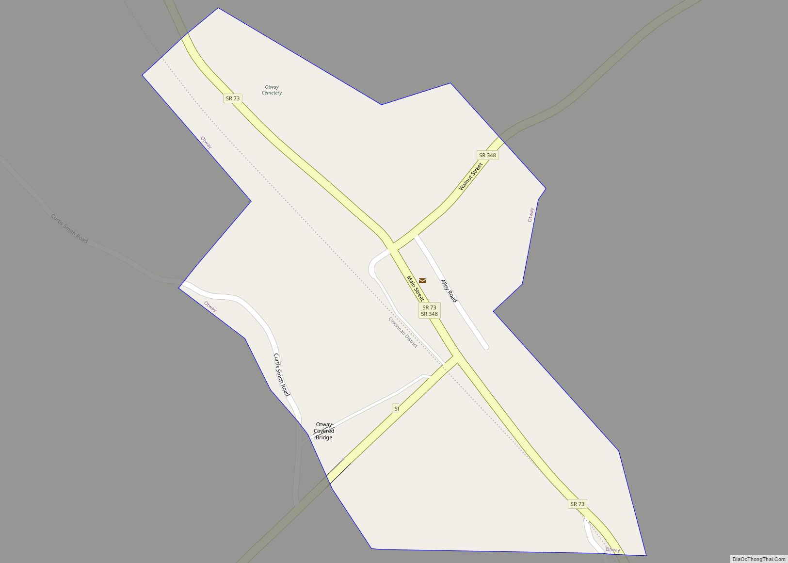 Map of Otway village