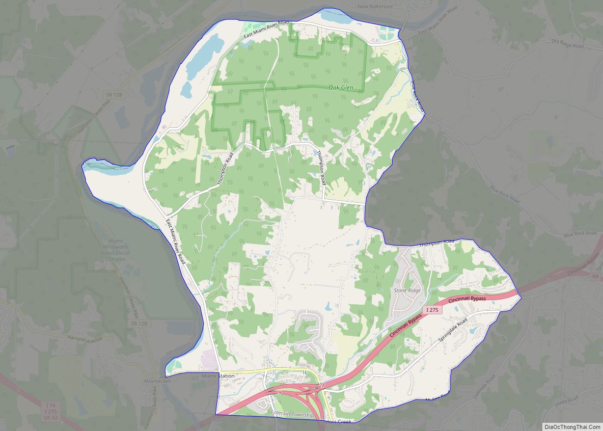 Map of Taylor Creek CDP, Ohio