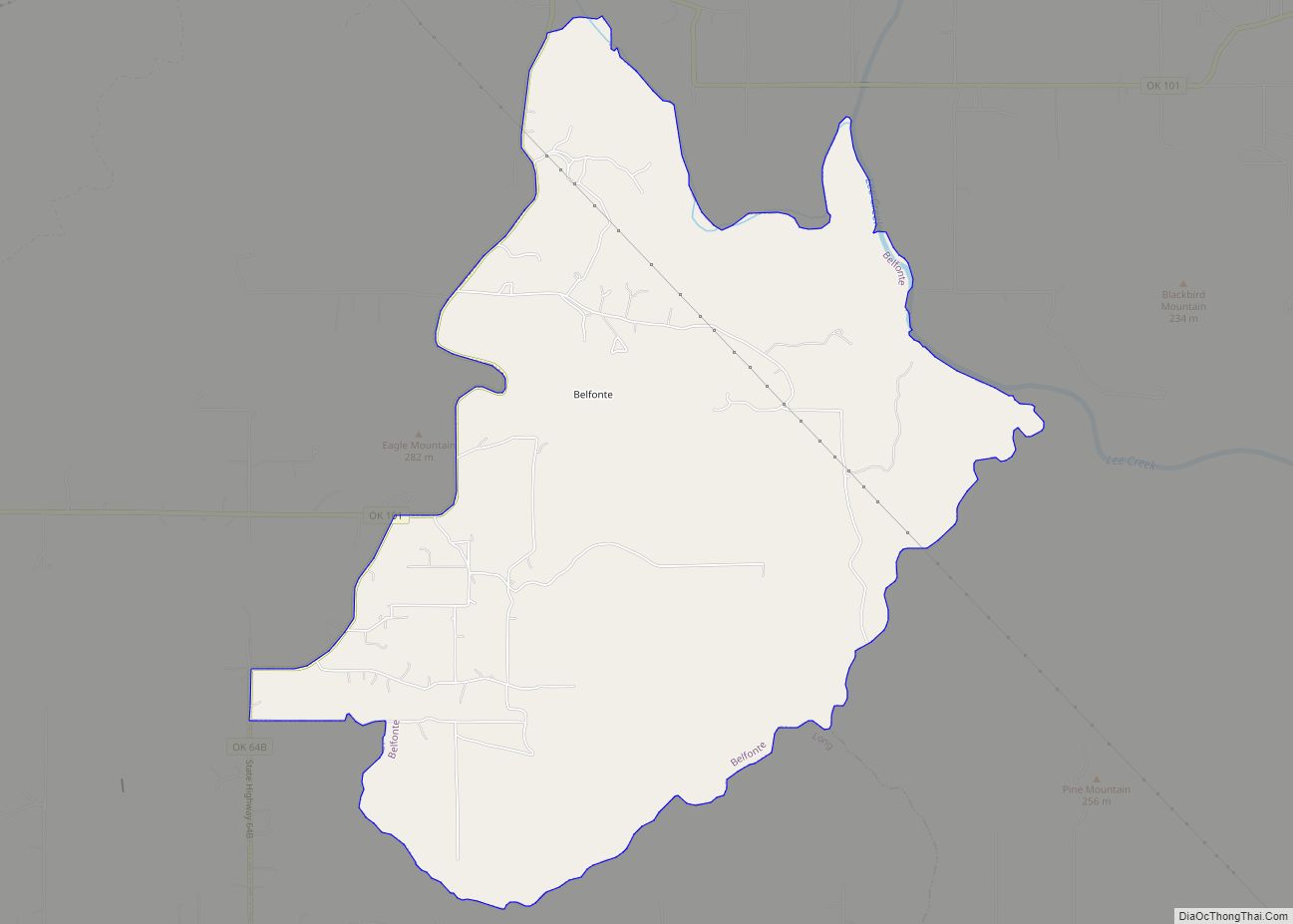 Map of Belfonte CDP