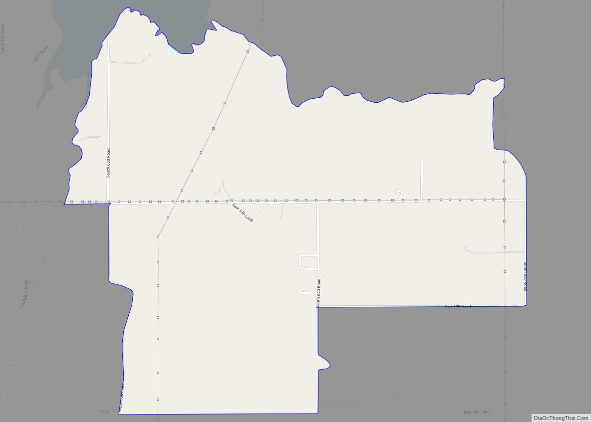 Map of Butler CDP, Oklahoma