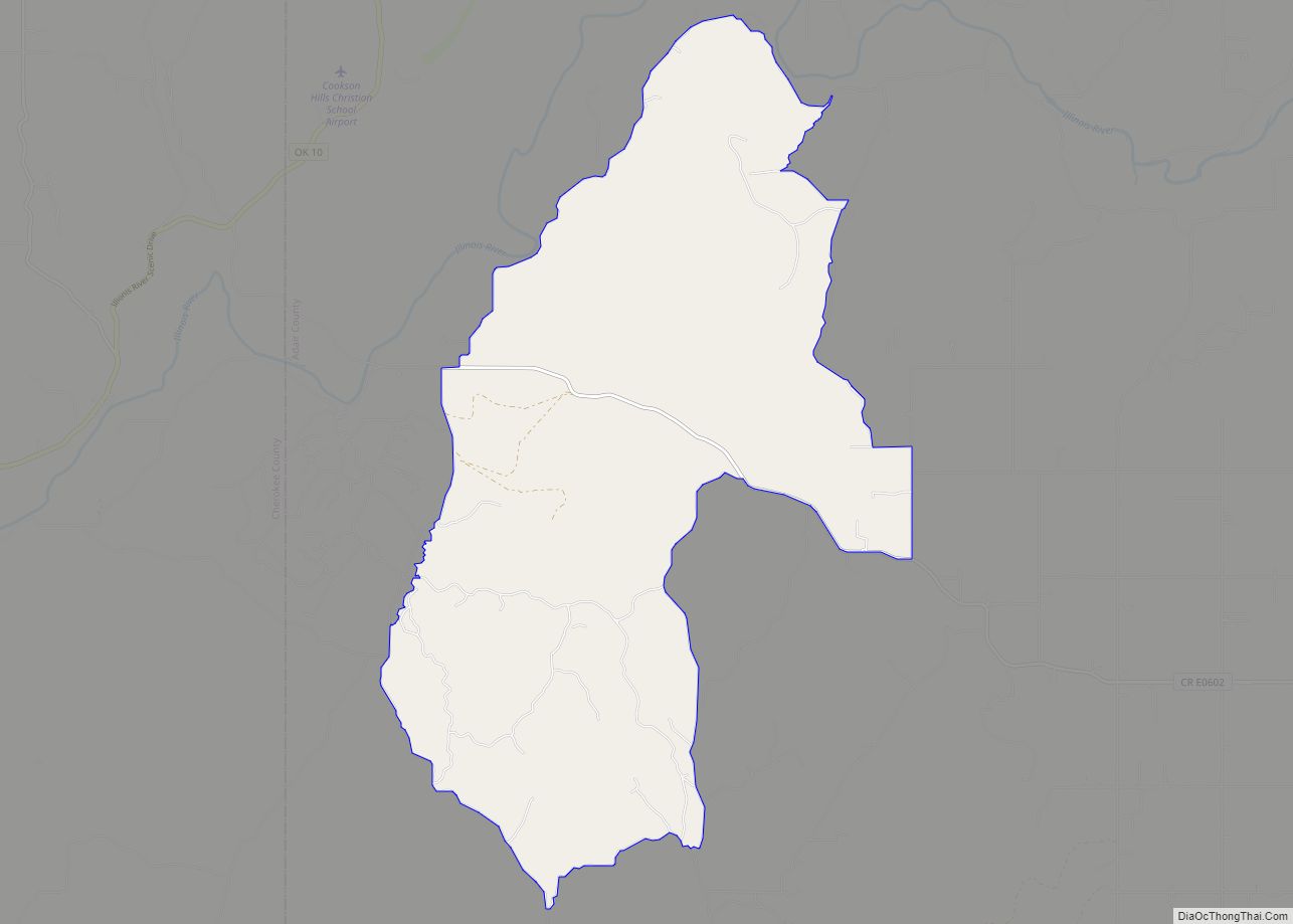 Map of Chewey CDP