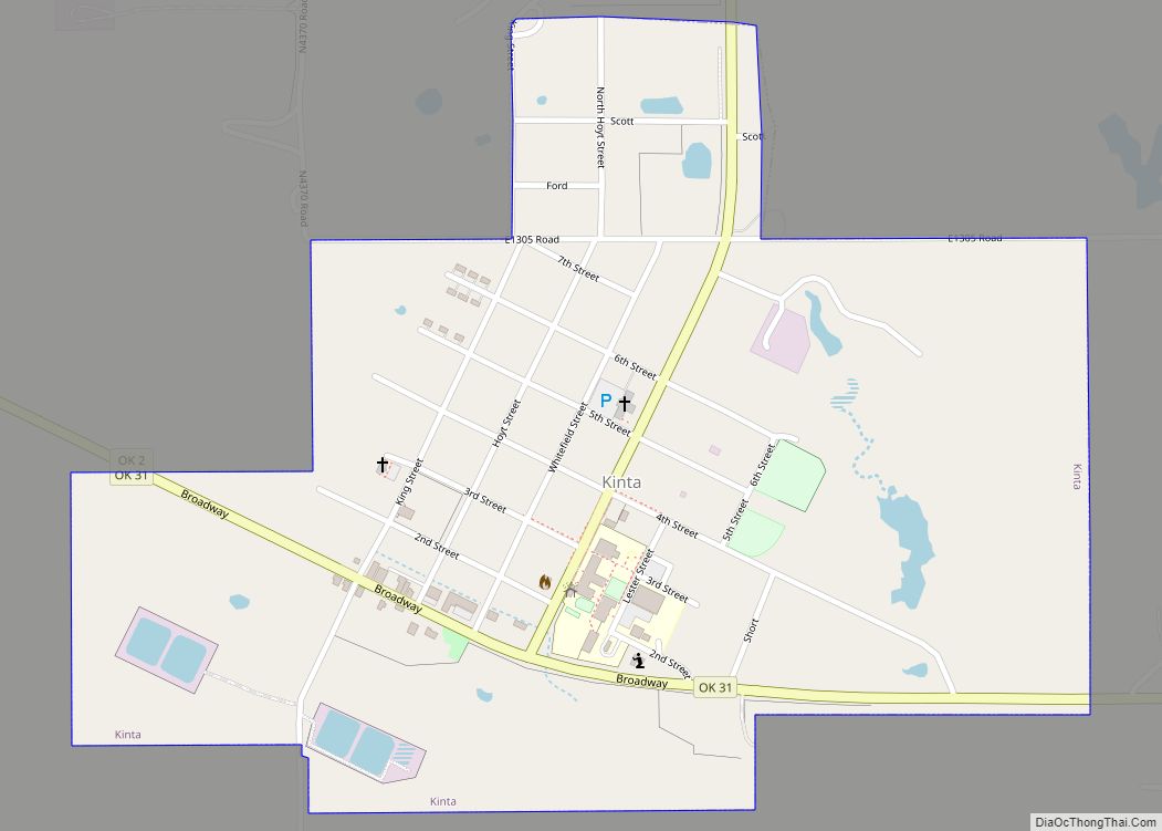 Map of Kinta town