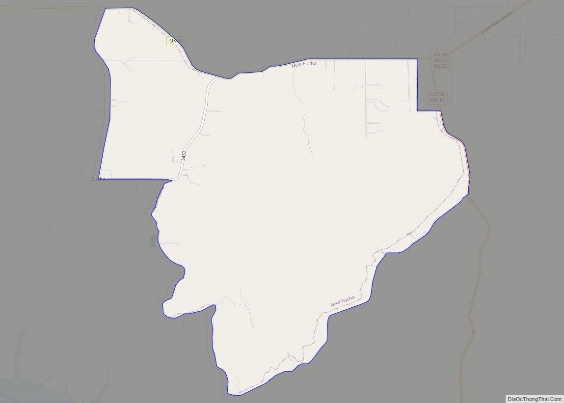 Map of New Eucha CDP
