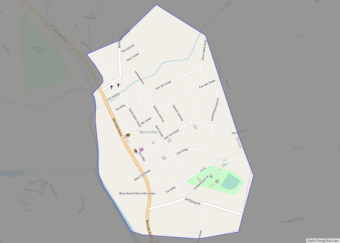 Map of Bernville borough