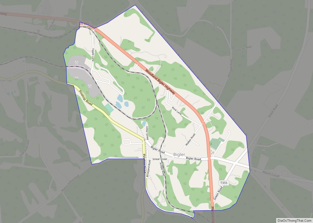 Map of Bigler CDP