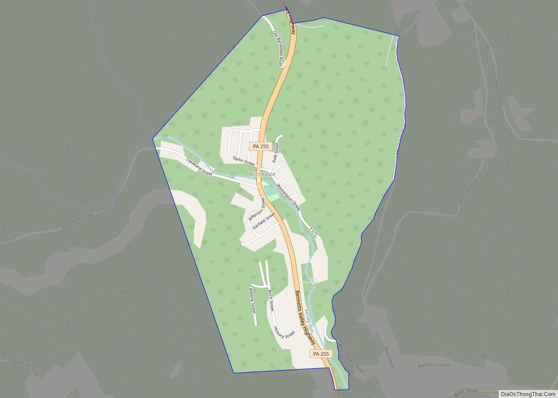 Map of Byrnedale CDP