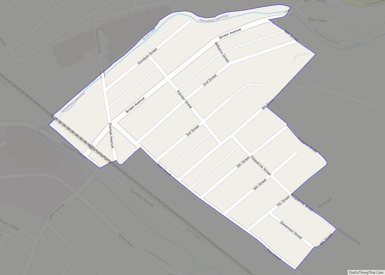 Map of Grapeville CDP