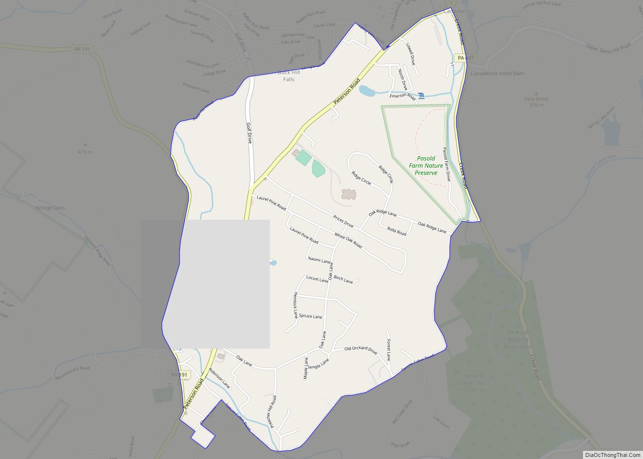 Map of Mountainhome CDP