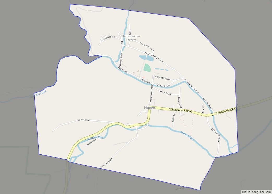 Map of Noxen CDP