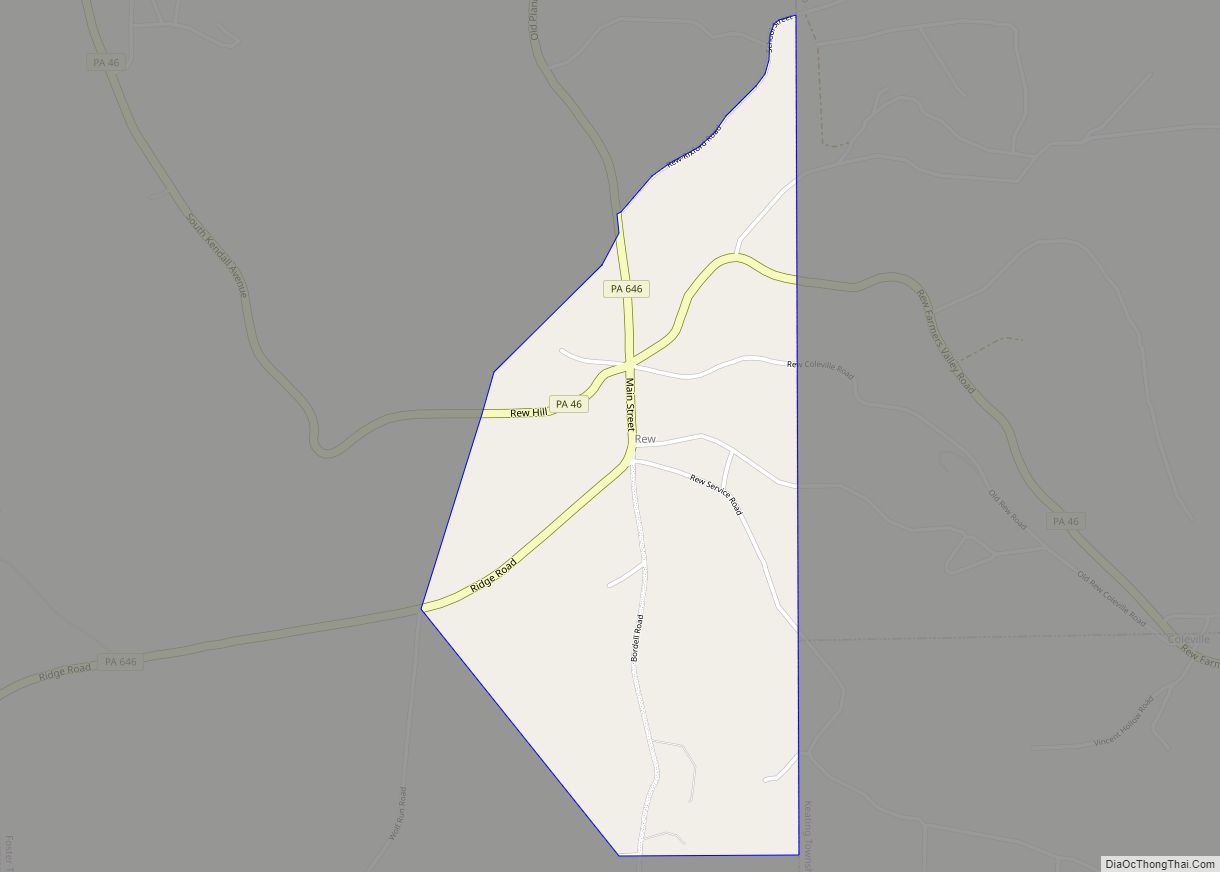 Map of Rew CDP