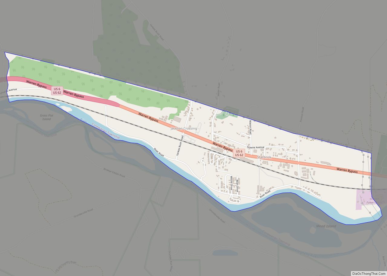 Map of Starbrick CDP