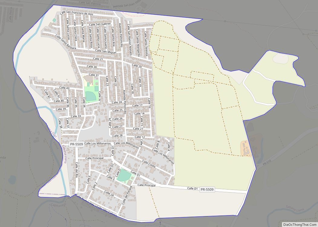 Map of Aguilita comunidad