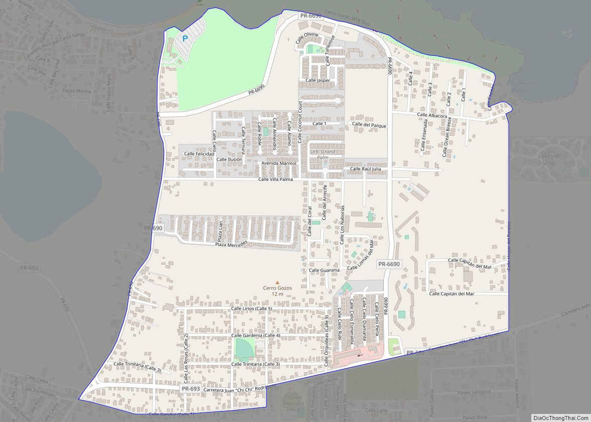 Map of Breñas comunidad