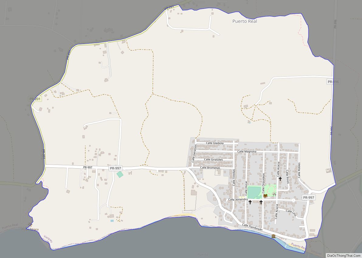 Map of Esperanza comunidad