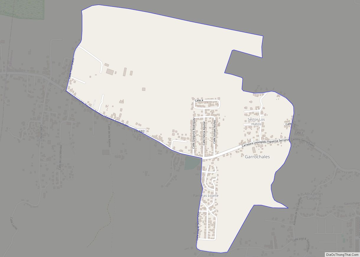 Map of Garrochales comunidad