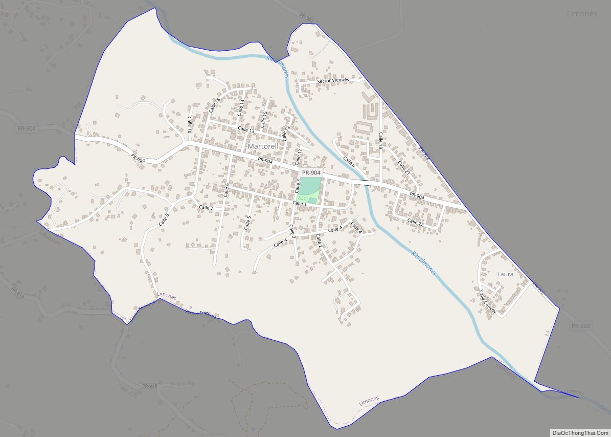 Map of Martorell comunidad