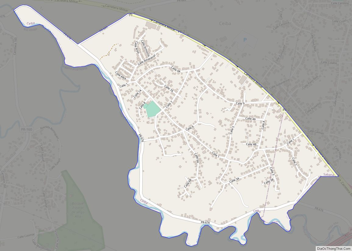 Map of Monserrate comunidad