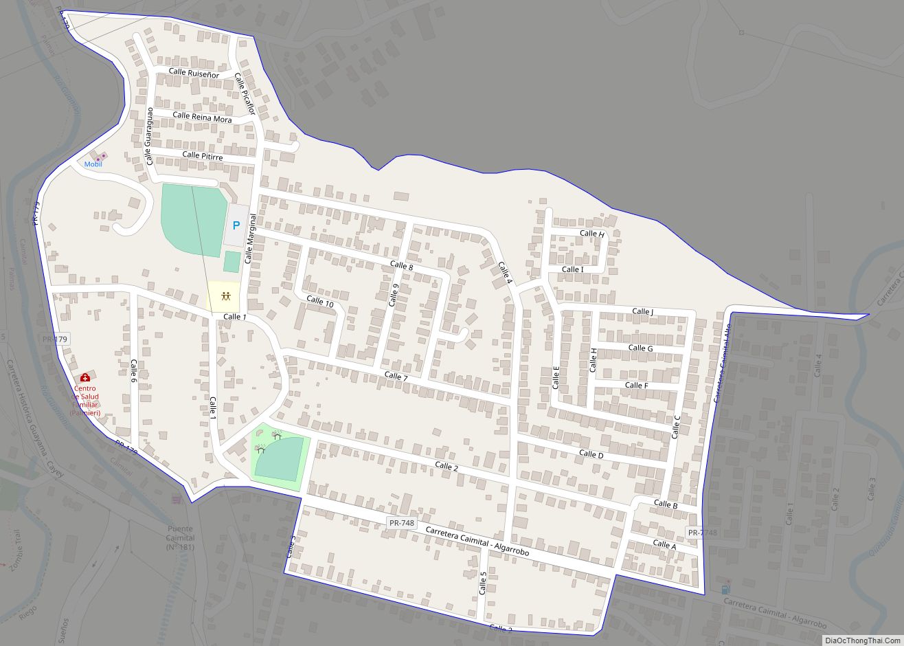 Map of Olimpo comunidad