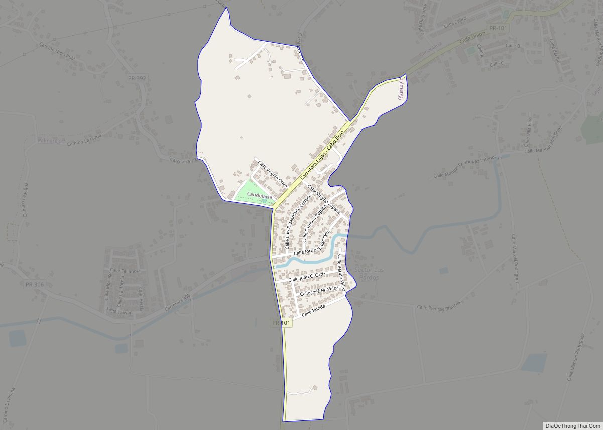 Map of Palmarejo comunidad