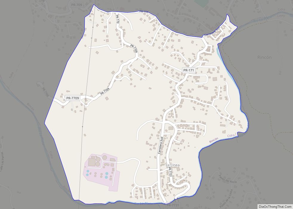 Map of Parcelas Nuevas comunidad