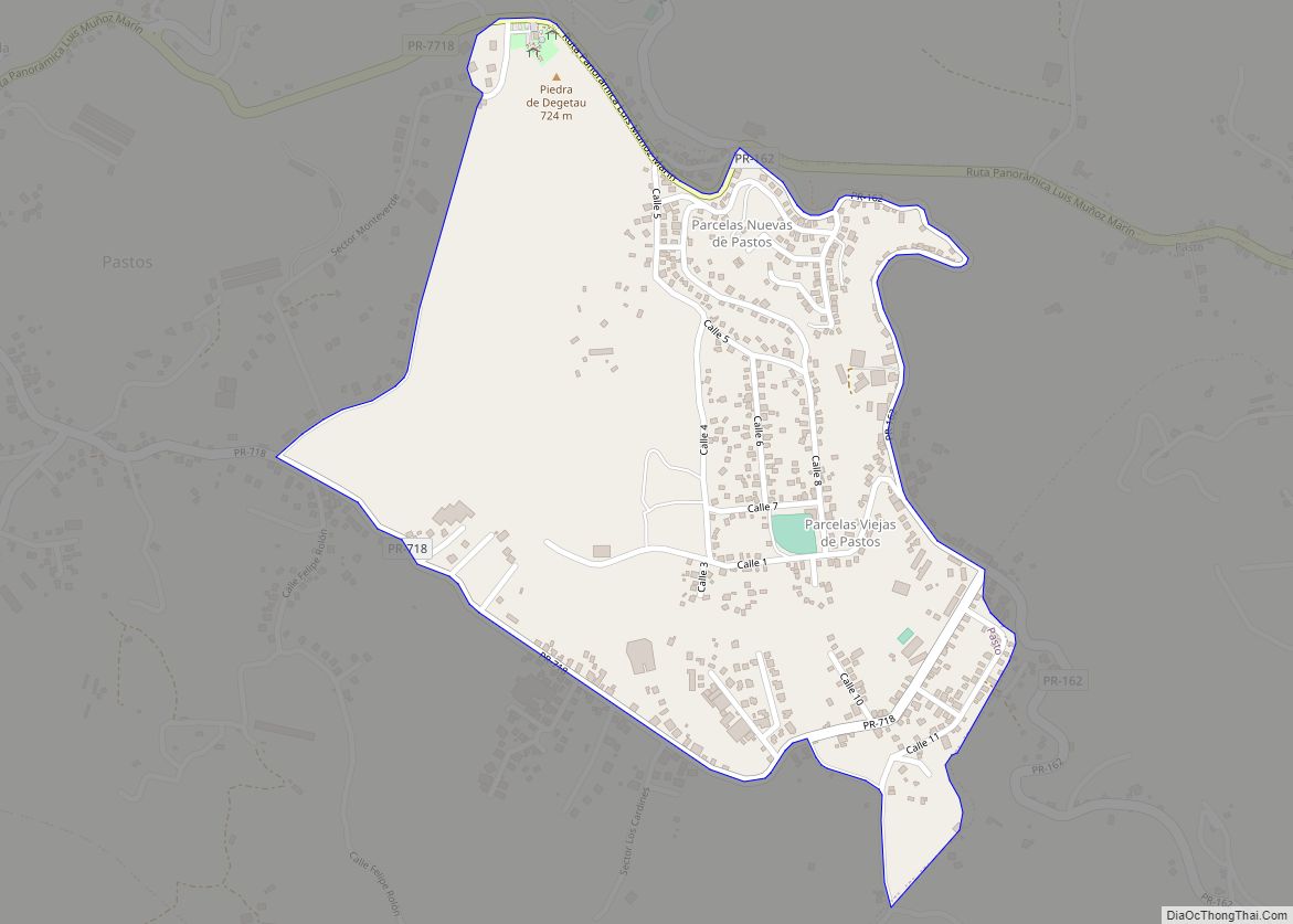 Map of Pastos comunidad