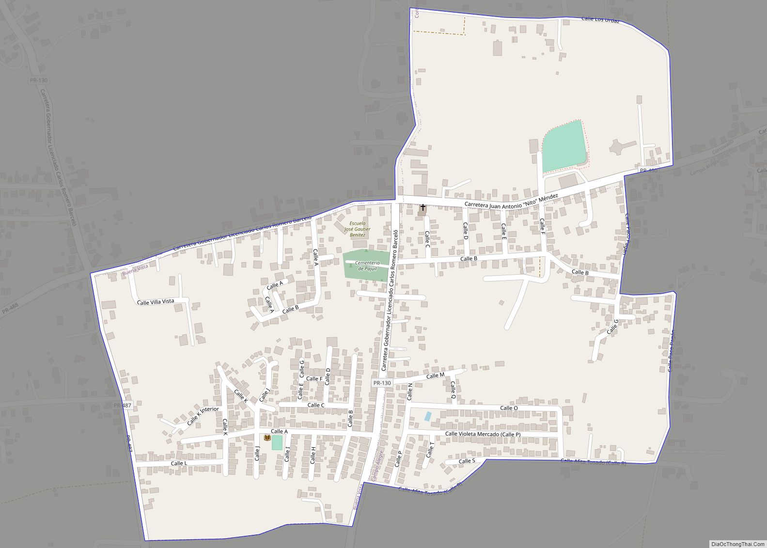 Map of Rafael González comunidad