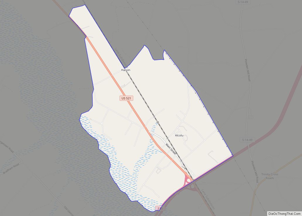 Map of Alcolu CDP