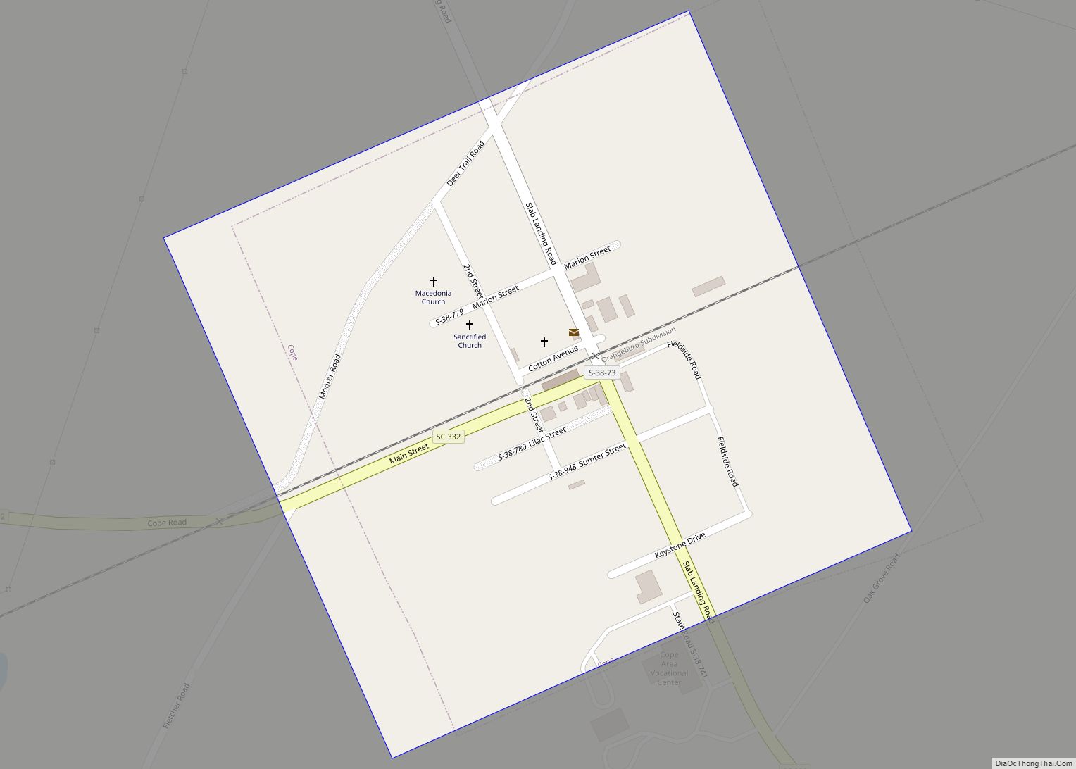 Map of Cope town