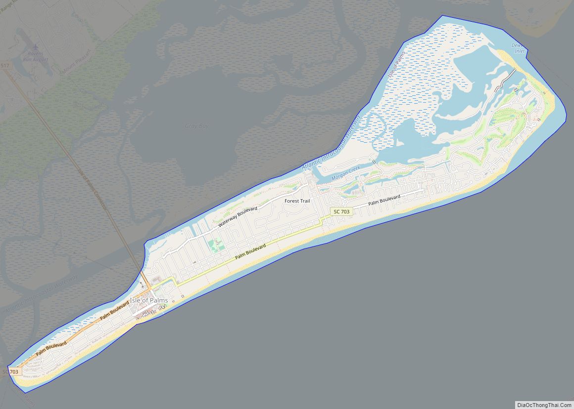 Map of Isle of Palms city