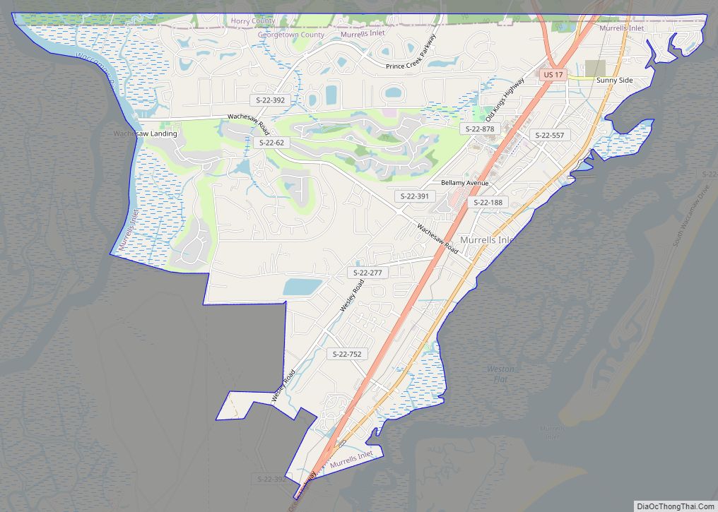 Map of Murrells Inlet CDP