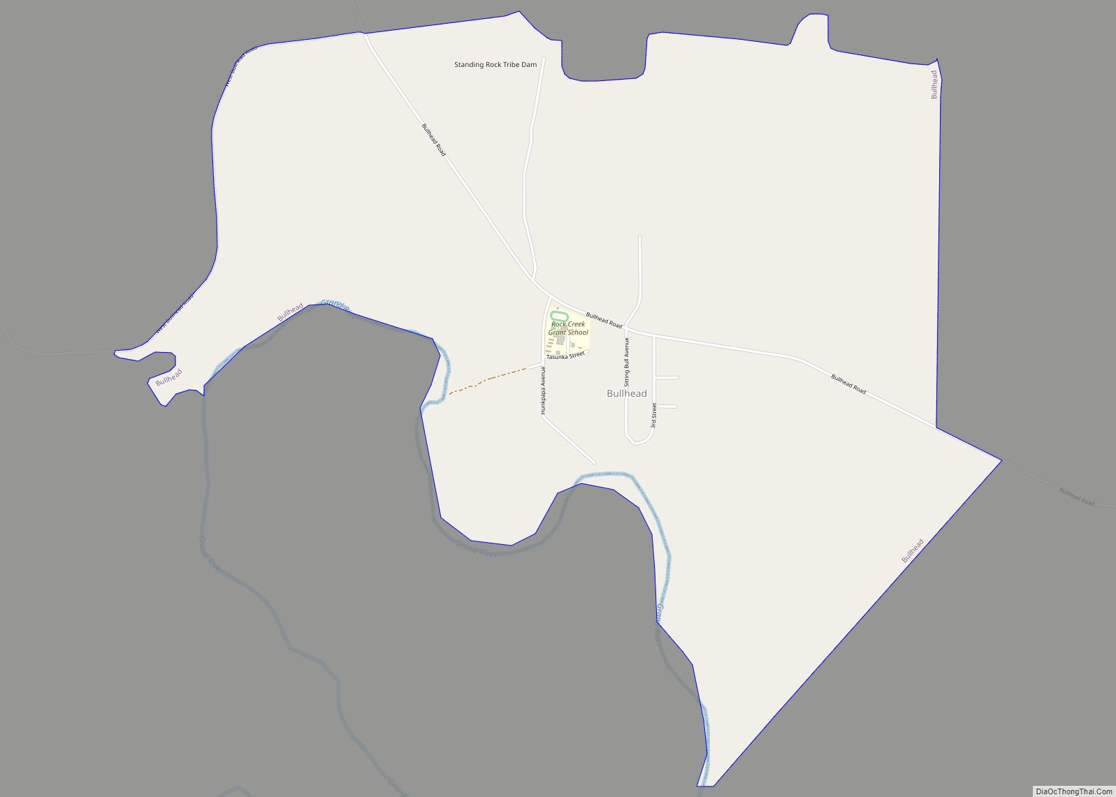 Map of Bullhead CDP