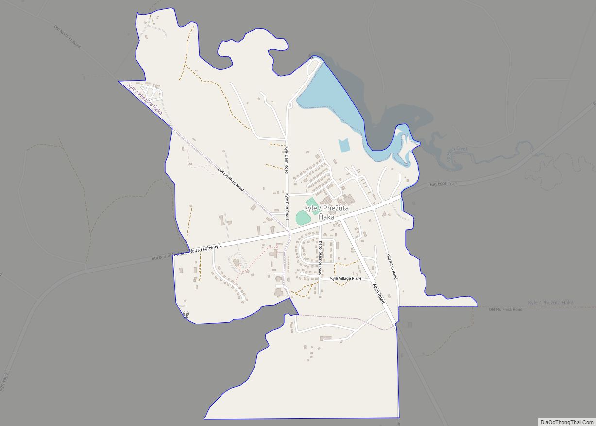 Map of Kyle CDP