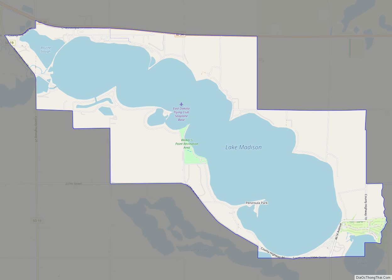 Map of Lake Madison CDP