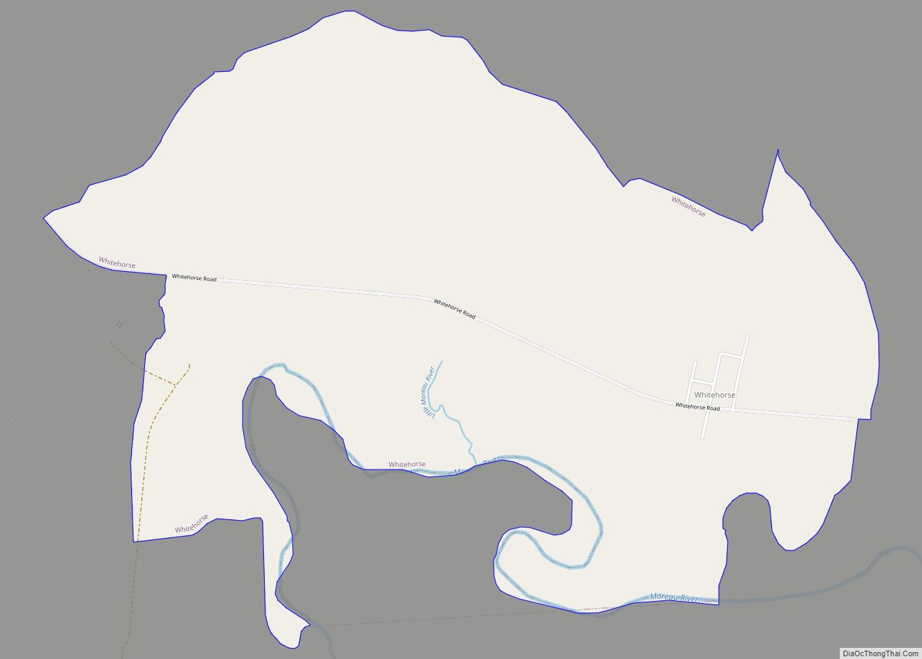 Map of Whitehorse CDP