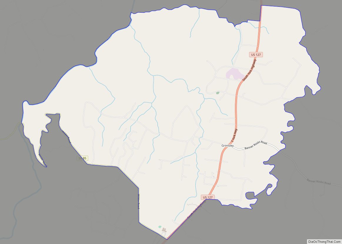 Map of Grimsley CDP