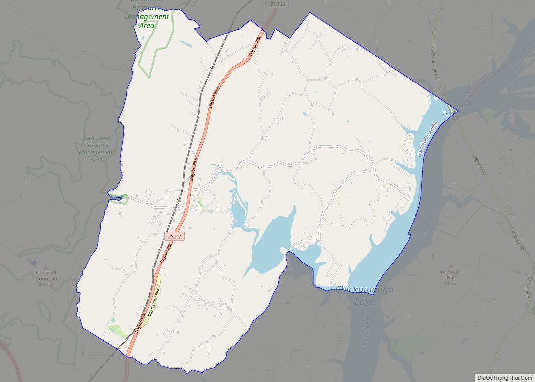 Map of Sale Creek CDP